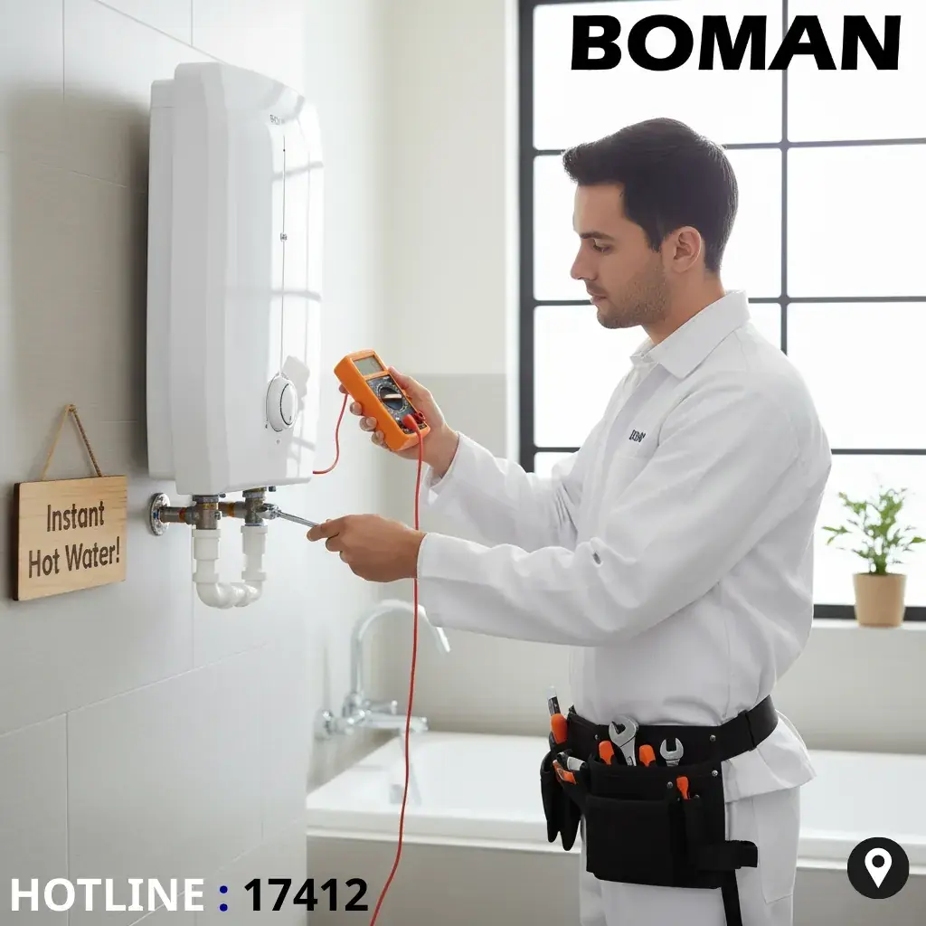 تركيب سخانات بومان